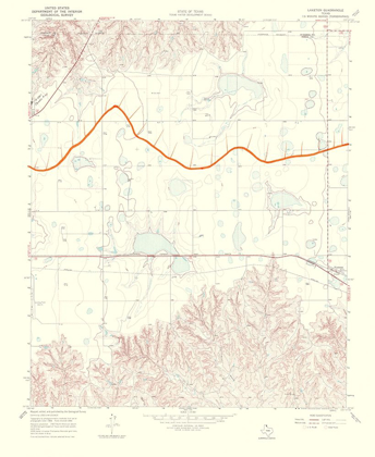 Picture of LAKETON TEXAS QUAD - USGS 1970
