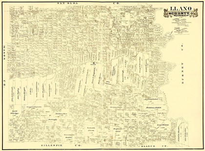 Picture of LLANO TEXAS LANDOWNER - GAST 1890