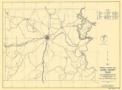 Picture of LLANO TEXAS - HIGHWAY DEPT 1936