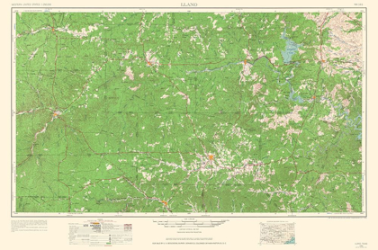 Picture of LLANO TEXAS QUAD - USGS 1964