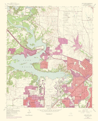 Picture of LAKE WORTH TEXAS QUAD - USGS 1969