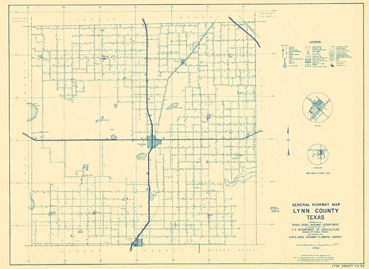 Picture of LYNN TEXAS HIGHWAY - HIGHWAY DEPT 1936