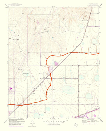 Picture of MAYER TEXAS QUAD - USGS 1975