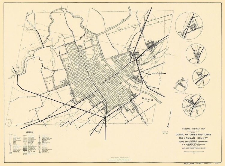 Picture of MCLENNAN TEXAS HIGHWAY - HIGHWAY DEPT 1936