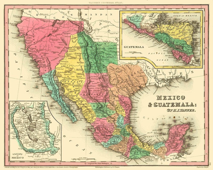 Picture of TEXAS - MEXICO - GUATEMALA - TANNER 1836
