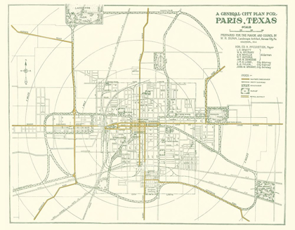 Picture of FT. WORTH TEXAS PLAN - DUNN 1914