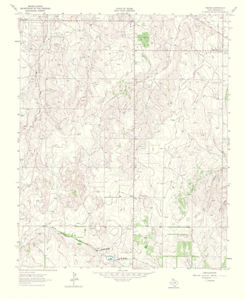 Picture of PAKAN TEXAS QUAD - USGS 1965