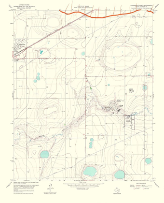 Picture of PANHANDLE EAST TEXAS QUAD - USGS 1967
