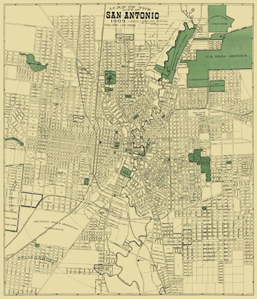 Picture of SAN ANTONIO TEXAS - RULLMAN 1909