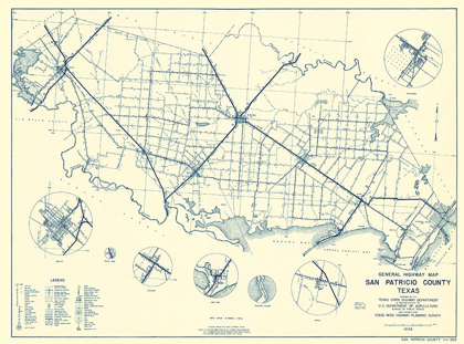 Picture of SAN PATRICIO TEXAS HIGHWAY - HIGHWAY DEPT 1936