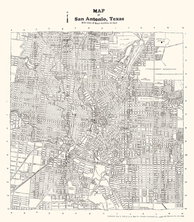 Picture of SAN ANTONIO TEXAS - SOUTHWELL 1928