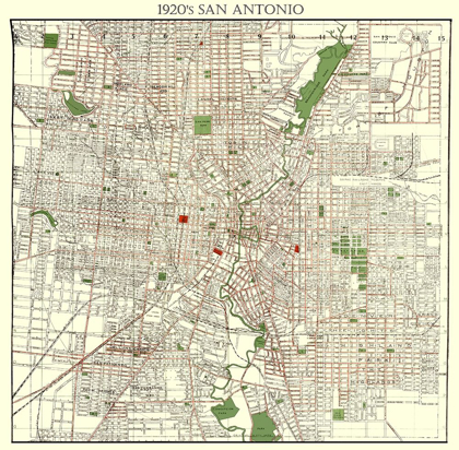 Picture of SAN ANTONIO TEXAS - APPLER 1920