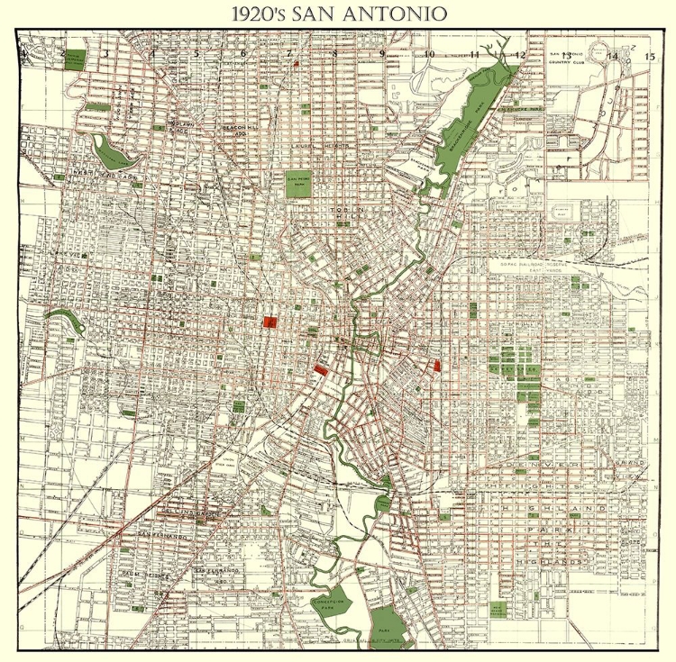 Picture of SAN ANTONIO TEXAS - APPLER 1920