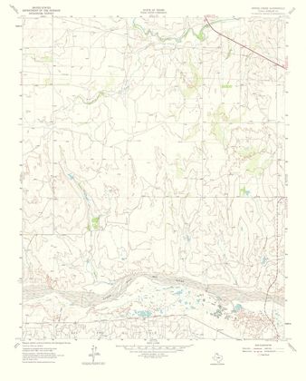 Picture of SPRING CREEK TEXAS QUAD - USGS 1973