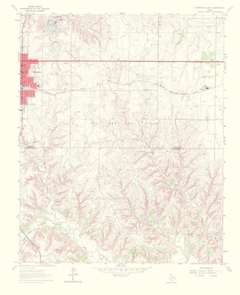 Picture of SHAMROCK EAST TEXAS QUAD - USGS 1967