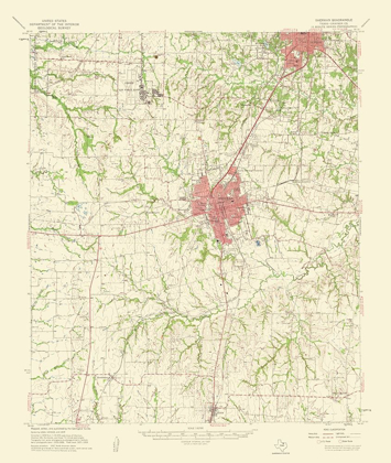 Picture of SHERMAN TEXAS QUAD - USGS 1959