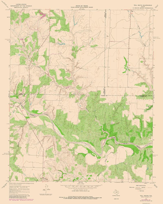 Picture of TELL SOUTH TEXAS QUAD - USGS 1967