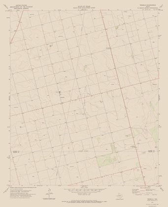 Picture of TENMILE TEXAS QUAD - USGS 1970