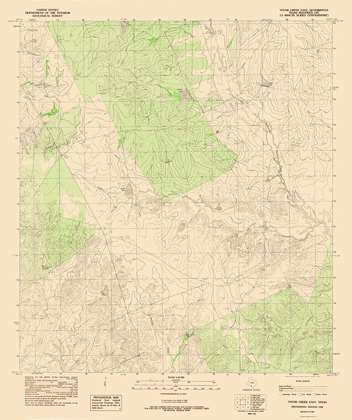 Picture of EAST TOVAR CREEK TEXAS QUAD - USGS 1982