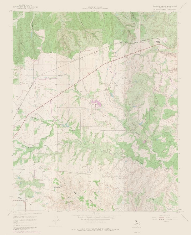 Picture of TAMPICO SIDING TEXAS QUAD - USGS 1967