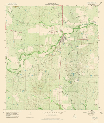 Picture of TILDEN TEXAS QUAD - USGS 1968