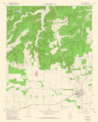 Picture of TURKEY TEXAS QUAD - USGS 1967