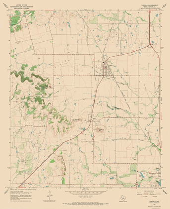 Picture of TUSCOLA TEXAS QUAD - USGS 1967