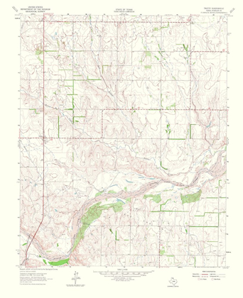 Picture of TWITTY TEXAS QUAD - USGS 1965