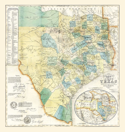 Picture of TEXAS - CREUZBAUR 1854