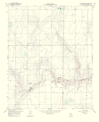 Picture of WHITE DEER SOUTHWEST TEXAS QUAD - USGS 1967