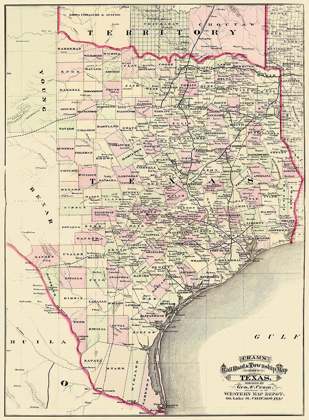 Picture of TEXAS - CRAM 1875