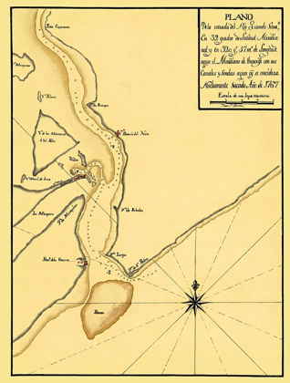 Picture of MOUTH OF THE RIO GRANDE - 1767