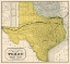 Picture of TEXAS GEOGRAPHICAL MAP 1876
