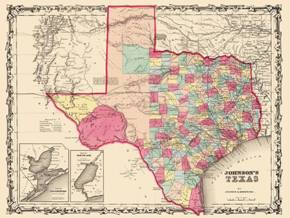 Picture of TEXAS - JOHNSON 1860