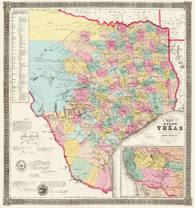 Picture of TEXAS STATE OF J DE CORDOVA - COLTON 1856