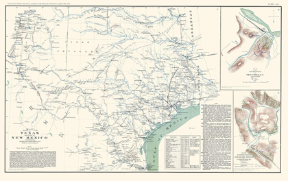 Picture of TEXAS, NEW MEXICO - US WAR DEPT 1857