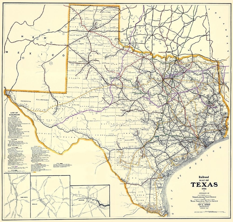 Picture of TEXAS RAILROADS - DODGE 1926