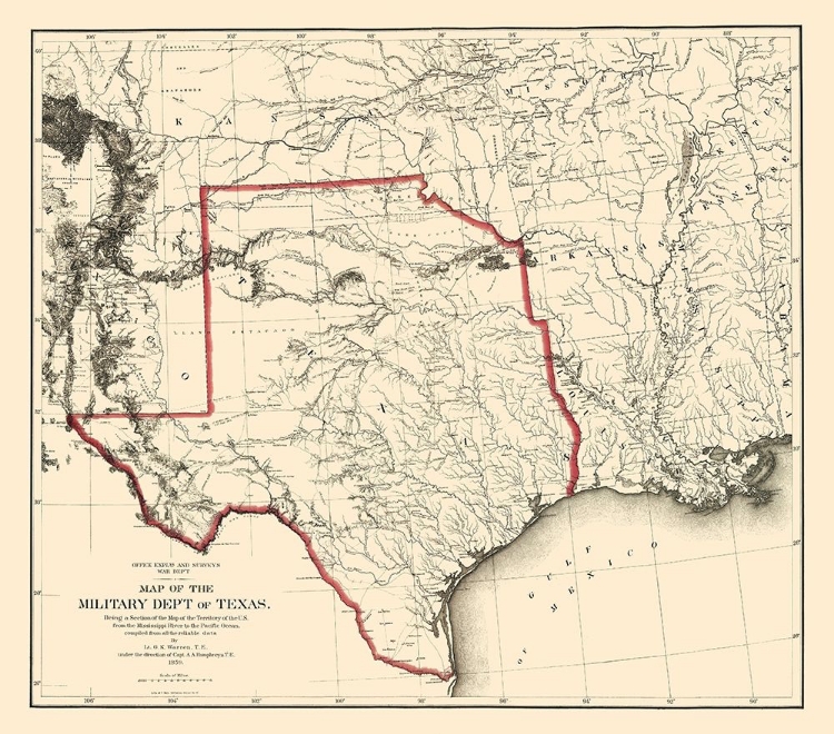 Picture of TEXAS MILITARY DEPARTMENT - BIEN 1859