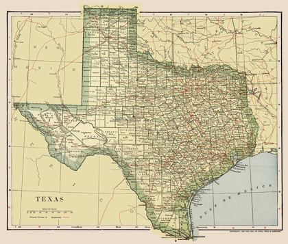 Picture of TEXAS - DODD MEAD 1903