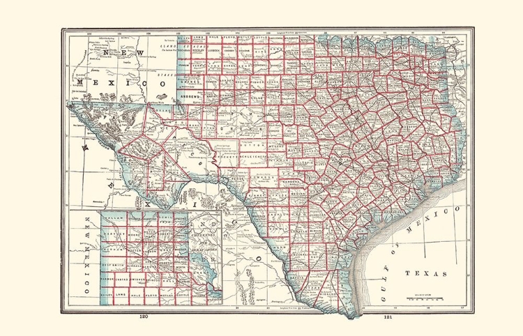 Picture of TEXAS - RATHBUN 1893