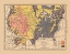 Picture of ALTITUDE MAP OF US, CANADA - HAMMOND 1910
