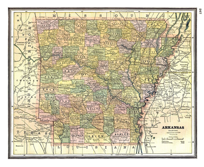 Picture of ARKANSAS - JOHNSON 1888