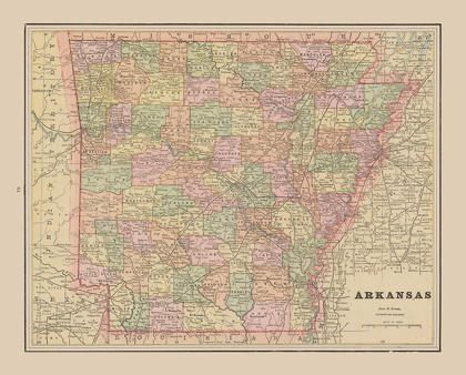 Picture of ARKANSAS - CRAM 1892
