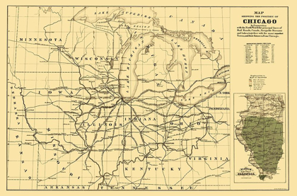 Picture of CHICAGO RAILROADS - MENDEL 1850