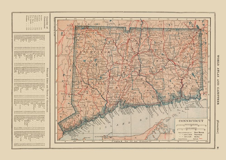 Picture of CONNECTICUT - REYNOLD 1921