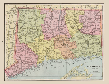 Picture of CONNECTICUT - CRAM 1892