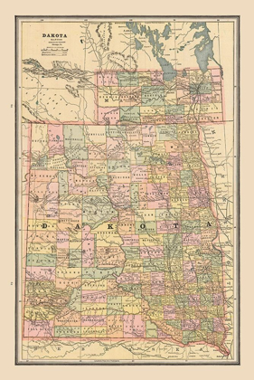 Picture of DAKOTA, UNITED STATES - CRAM 1888