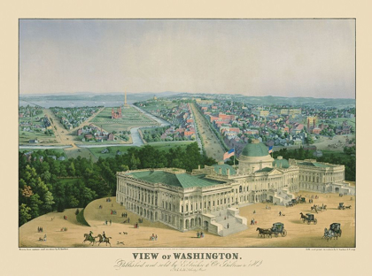 Picture of WASHINGTON DC - SACHSE 1852