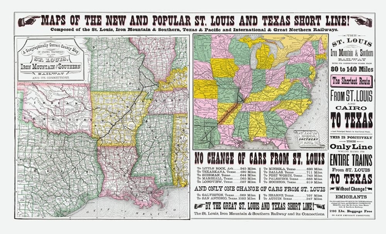 Picture of ST LOUIS, IRON MOUNTAIN AND SOUTHERN RAILWAY -