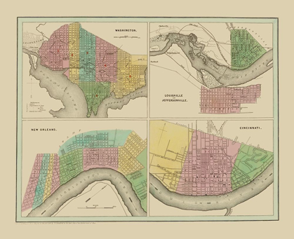 Picture of WASHINGTON, LOUISVILLE,  NEW ORLEANS